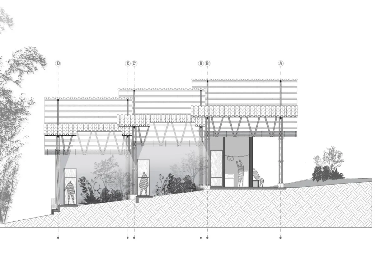 BIM建筑|竹林‘环绕’，Milguaduas 住宅 / ritmo arquitectos