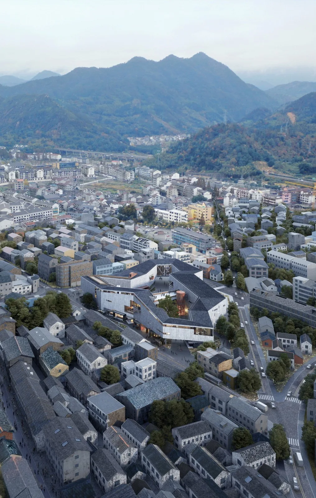 BIM建筑|浙江丽水古堰画乡艺术中心破土动工 / 孟凡浩-line+建筑事务所