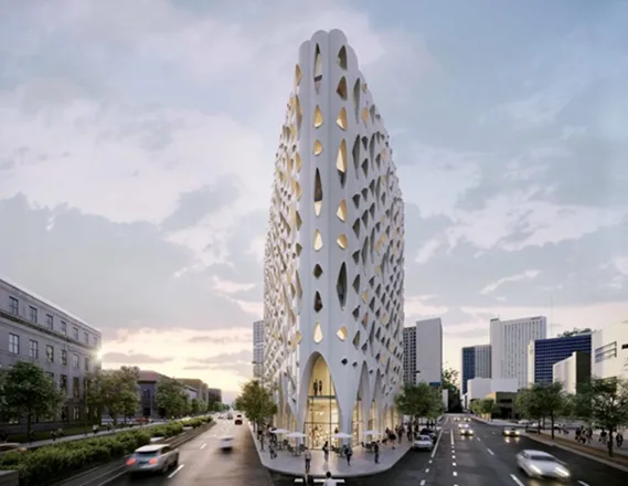 BIM建筑|甘工作室设计美国“第一家碳积极酒店”