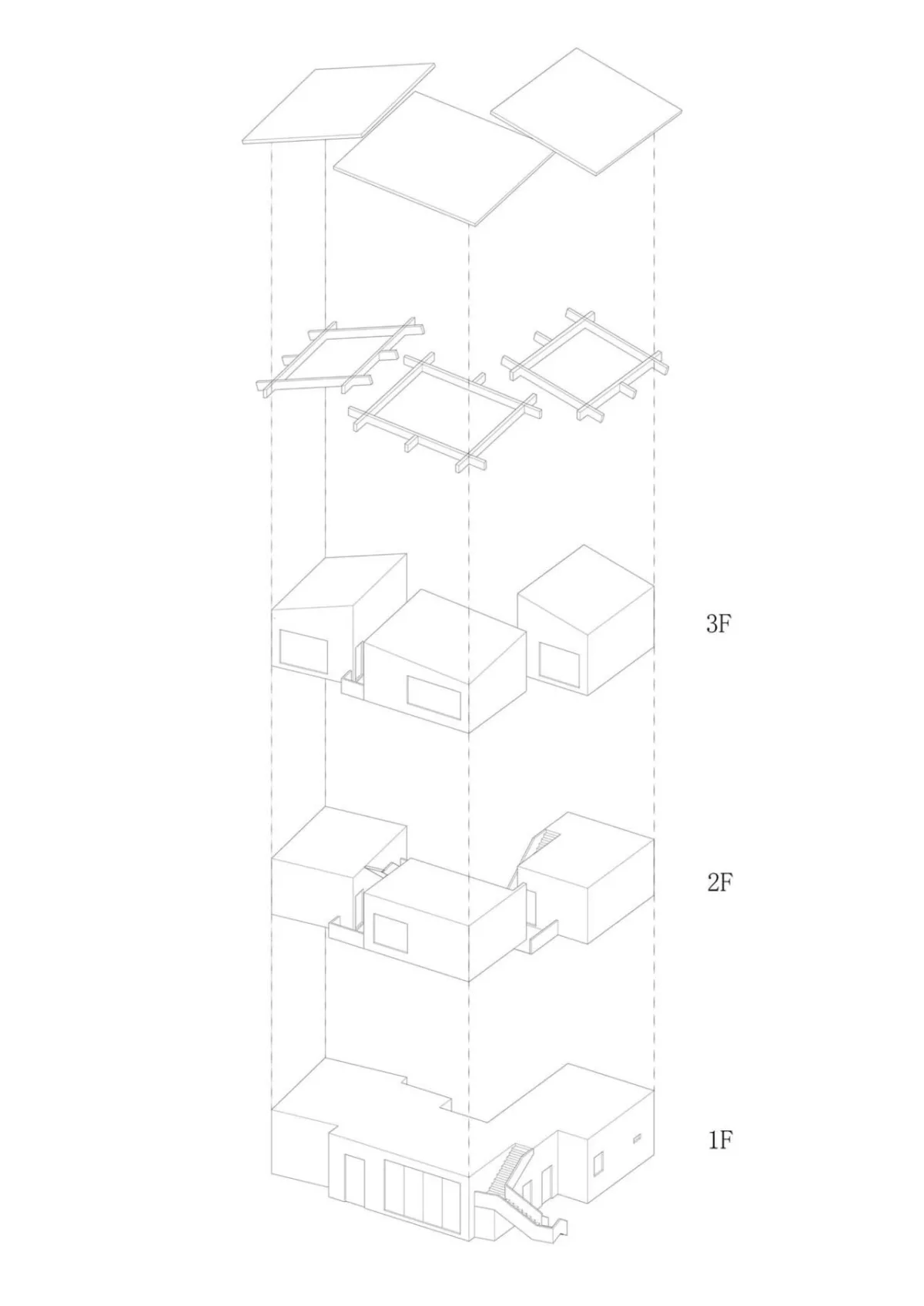 BIM建筑|青骊民宿 / HEI 建筑设计工作室