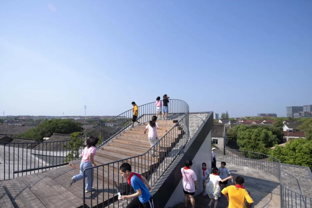 BIM建筑|八坼学镇会客厅 / 得当设计