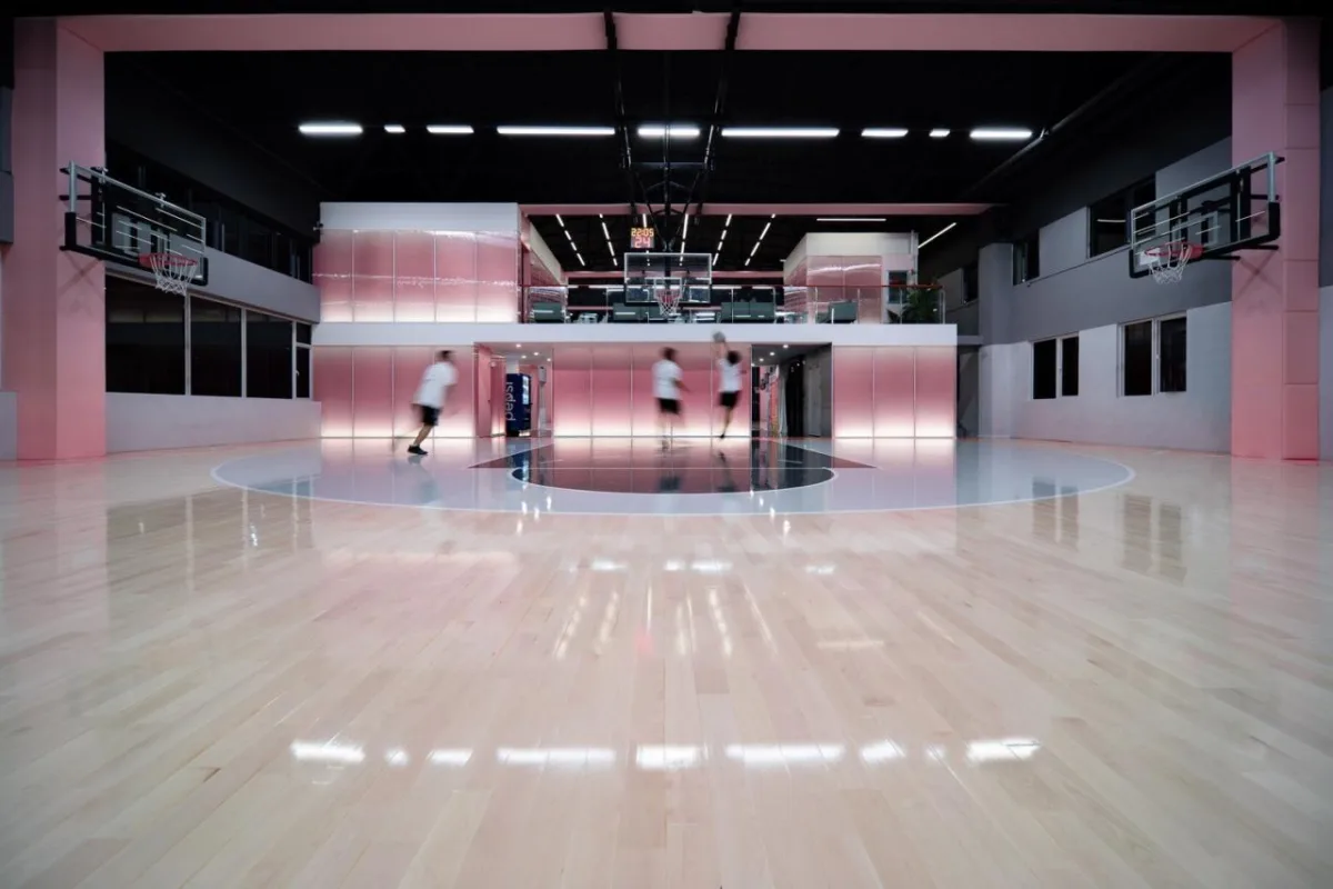 BIM建筑|少女心篮球馆：元素体育篮球馆橄榄树店 ，昆明 / 平介设计