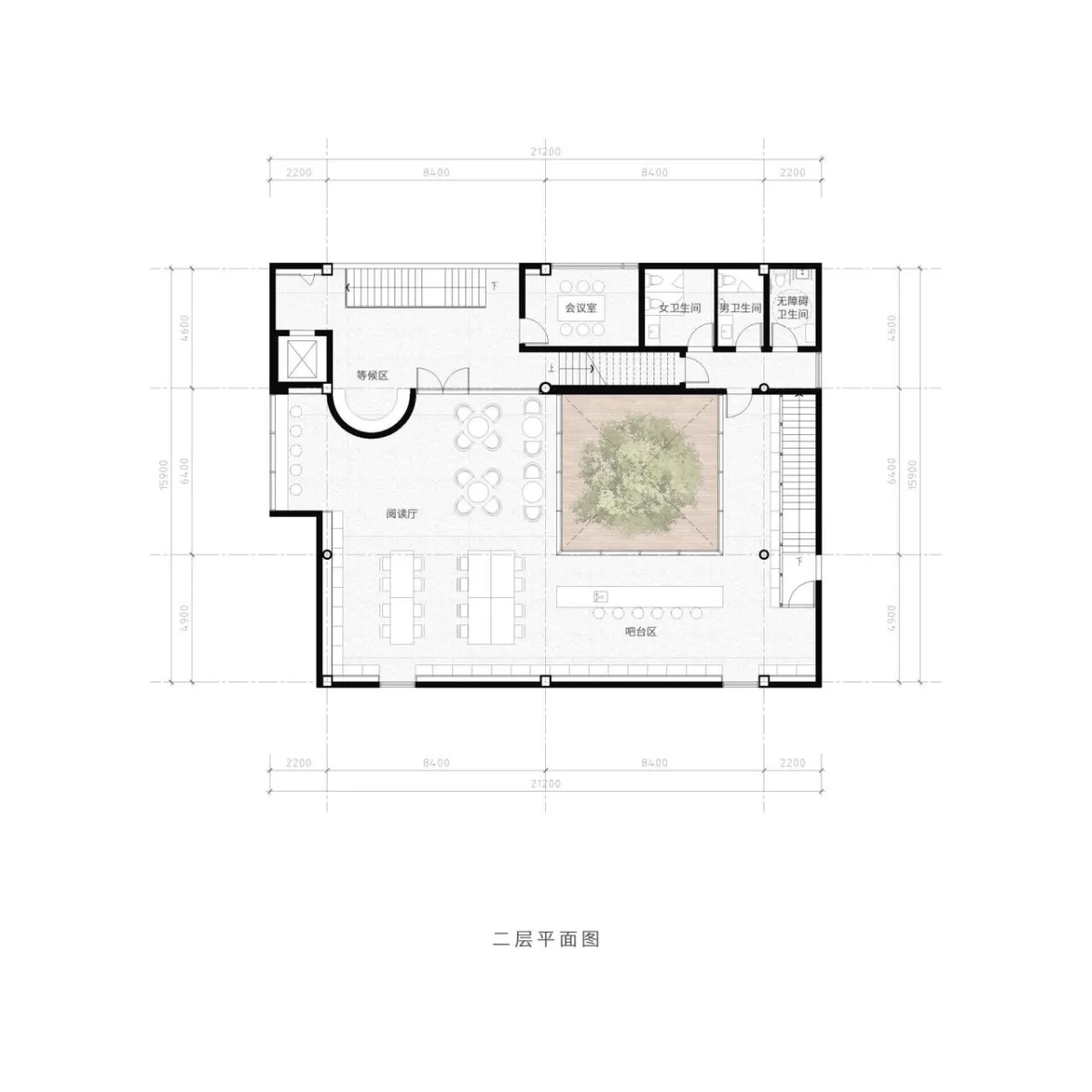 BIM建筑|八坼学镇会客厅 / 得当设计