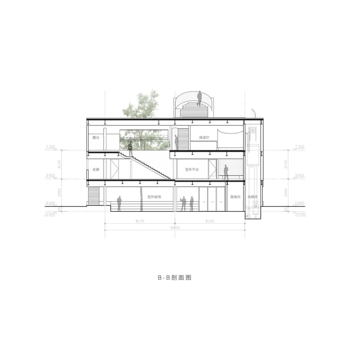 BIM建筑|八坼学镇会客厅 / 得当设计