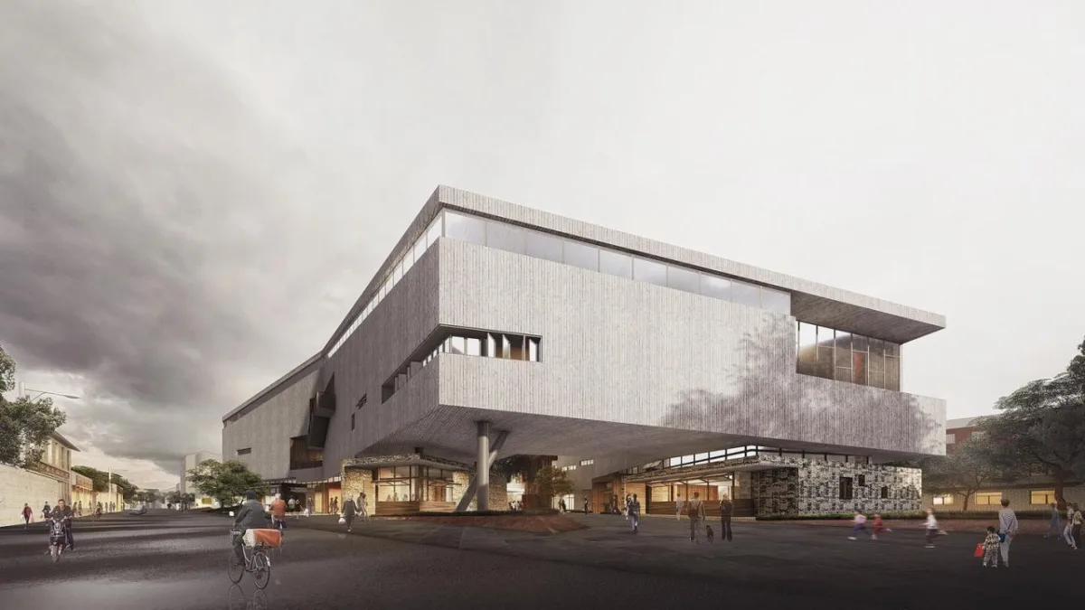 BIM建筑|浙江丽水古堰画乡艺术中心破土动工 / 孟凡浩-line+建筑事务所