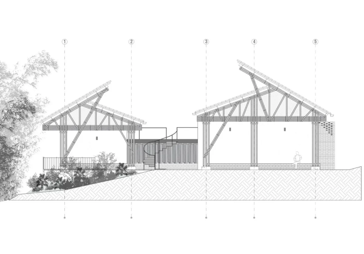 BIM建筑|竹林‘环绕’，Milguaduas 住宅 / ritmo arquitectos