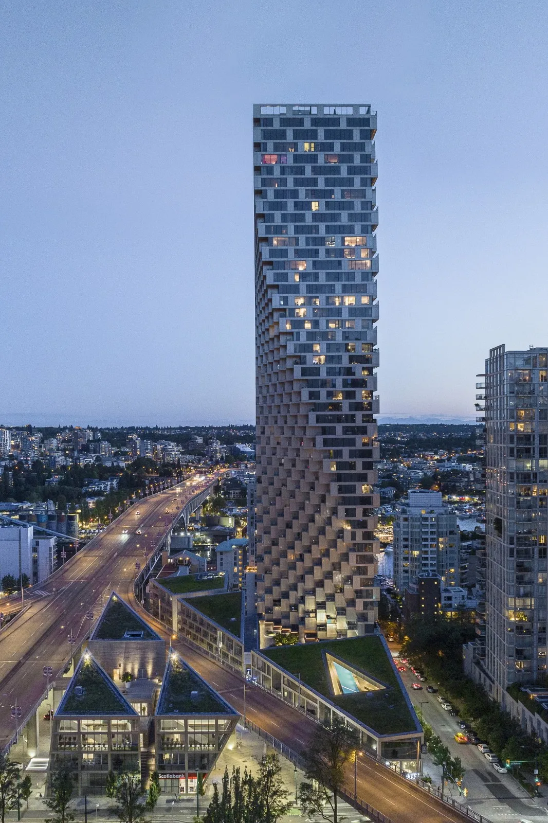 BIM建筑|BIG 两个新作：温哥华之家和泰勒斯大楼，重力和失重摩天楼