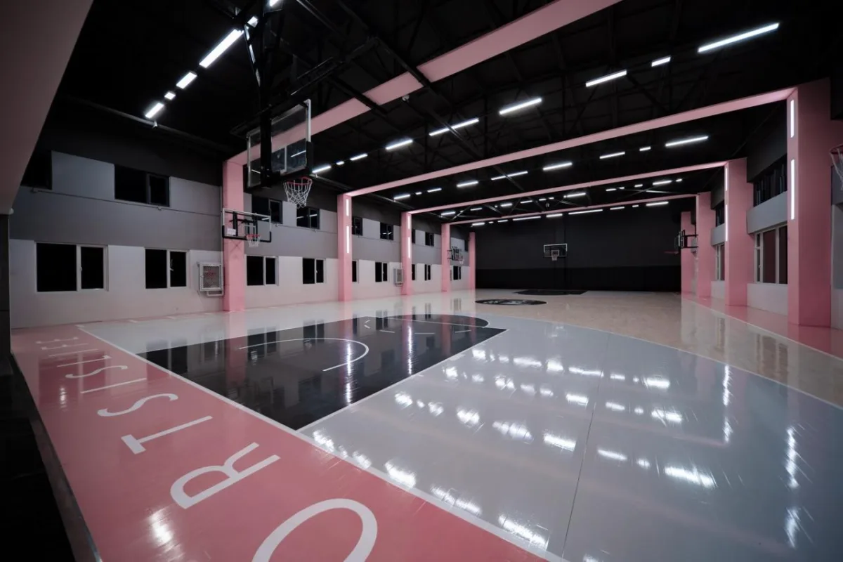 BIM建筑|少女心篮球馆：元素体育篮球馆橄榄树店 ，昆明 / 平介设计