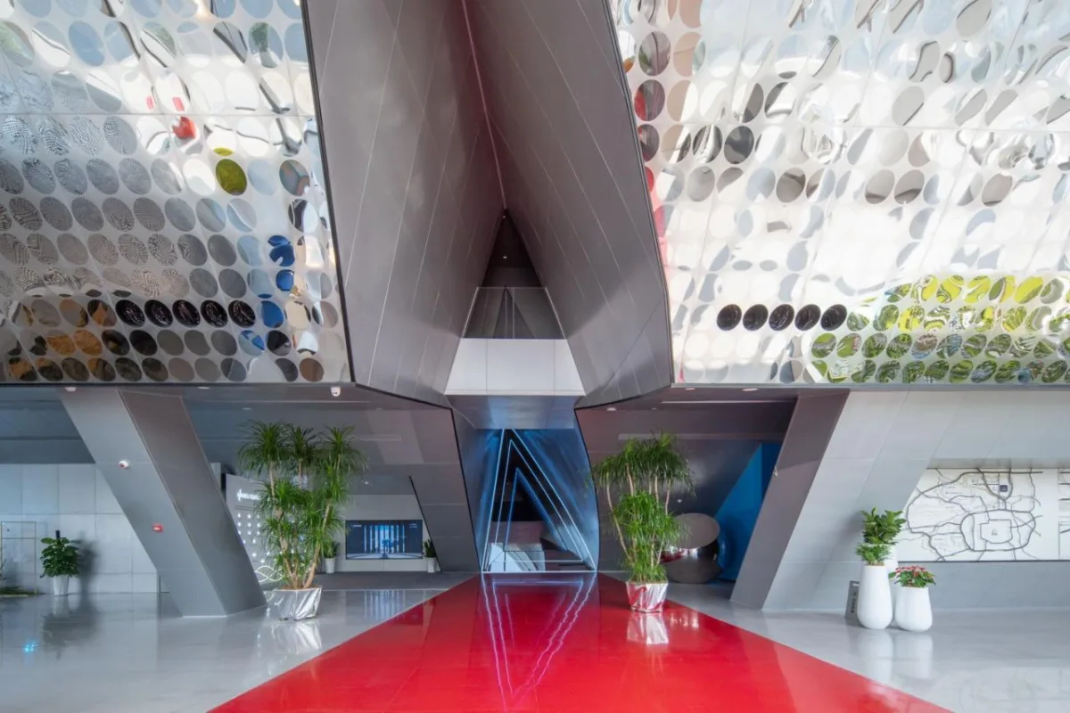 BIM建筑|西安泾河新城崇文郎樾展示中心 / aoe事建组