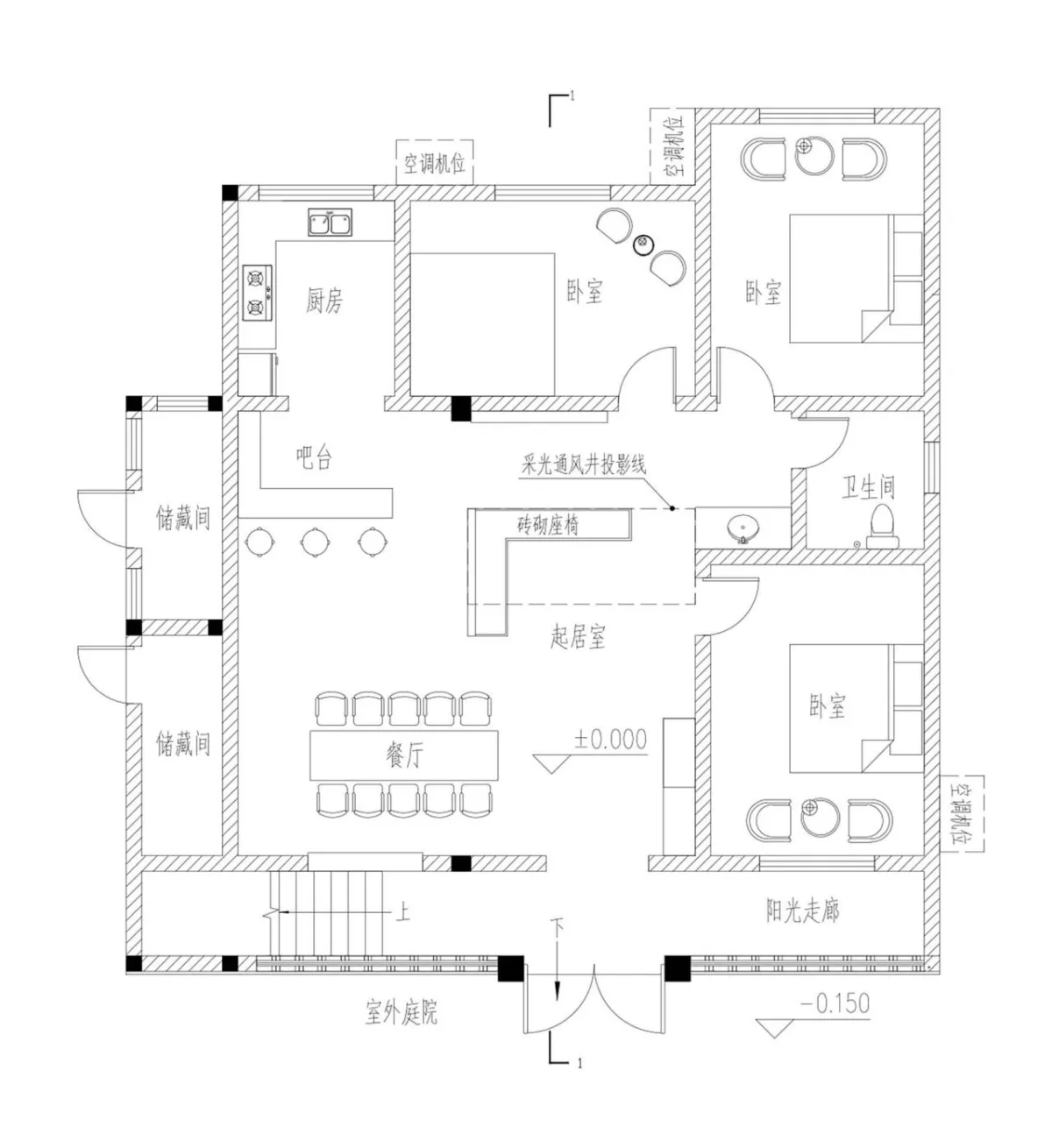 BIM建筑|渭南·巴邑村玻璃砖房 / 西安建筑科技大学设计研究总院