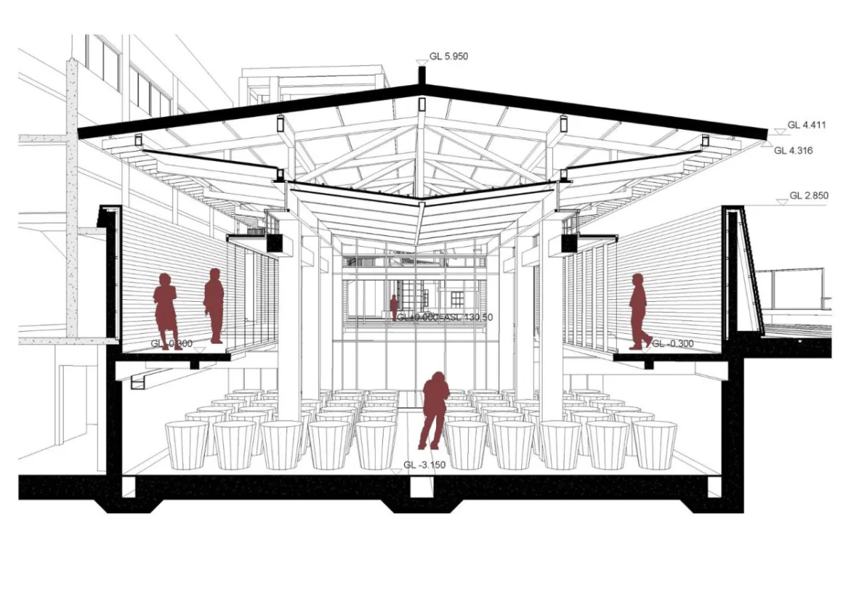 BIM建筑|永春侨新红粬醋观光工厂 / 渤岳建筑设计