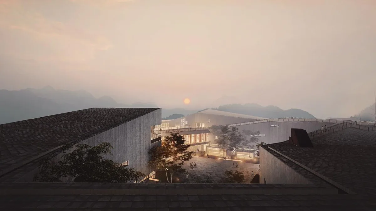 BIM建筑|浙江丽水古堰画乡艺术中心破土动工 / 孟凡浩-line+建筑事务所
