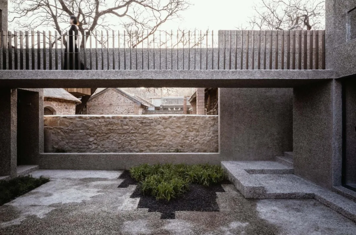 BIM建筑|一山间慢院：长城下的桥 / 叙事空间建筑事务所