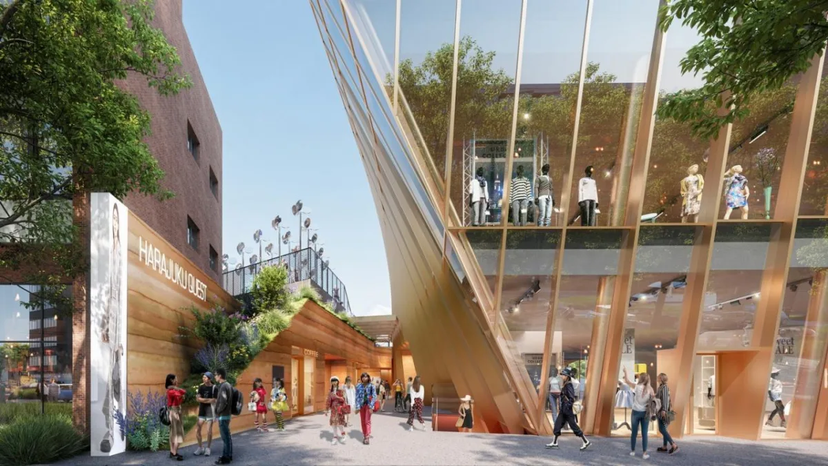 BIM建筑|两面建筑：东京原宿 Harajuku Quest / OMA