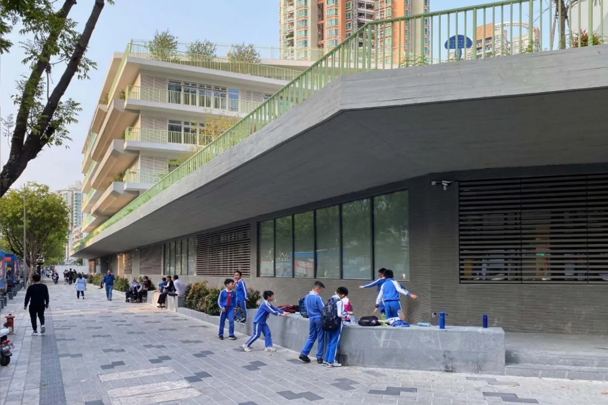 BIM建筑|深圳福田新沙小学 / 一十一建筑