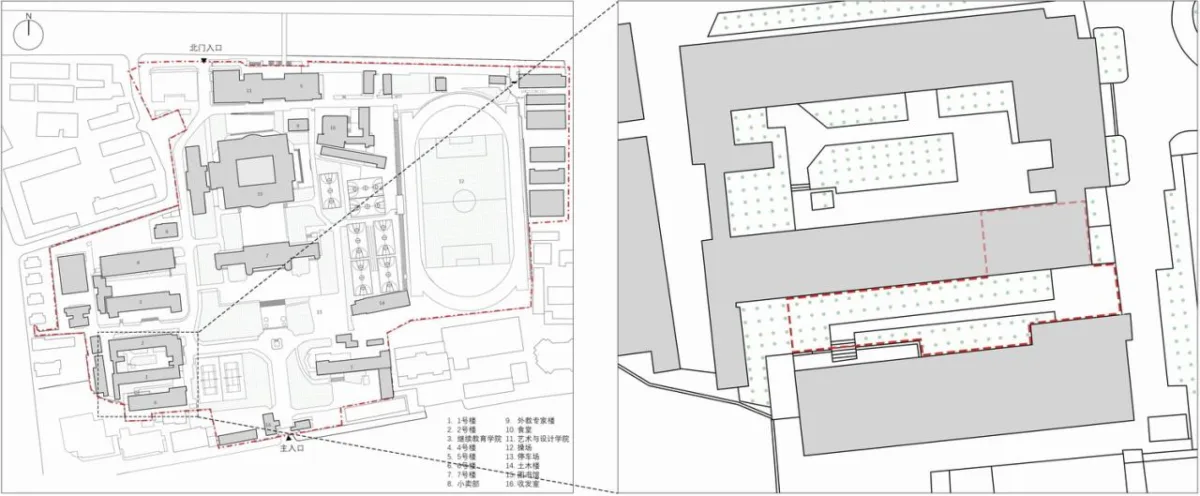 BIM建筑|情境共生：广东工业大学公共学习空间建设/广东工业大学校园更新小队
