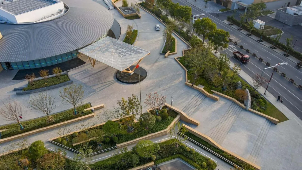 BIM建筑|长三角生态绿色一体化发展示范区（嘉善）企业交流服务基地 / 上海绿建建筑设计事务所