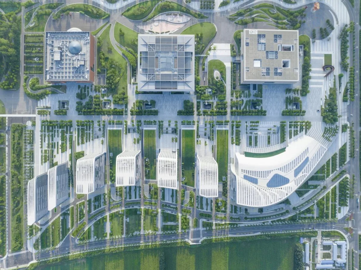 BIM建筑|高山流水、兼收并蓄的城市文化新名片—济宁市文化中心三期文化产业园 / Laguarda.Low Architects (LLA)