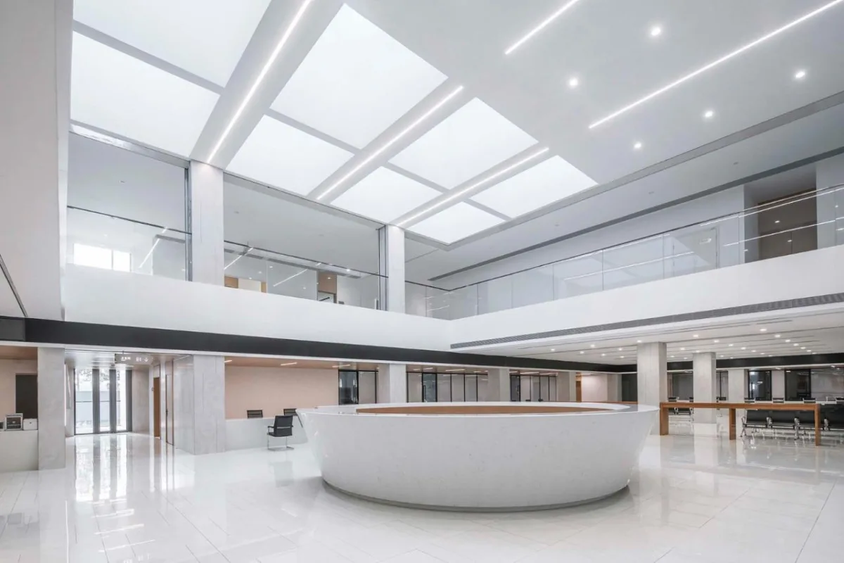 BIM建筑|朝向天空的院子——北京通州潞城市民中心 / 意度建筑