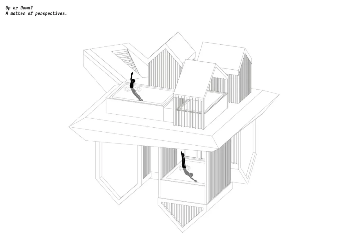 BIM建筑|“倒挂”建筑，Hubertus 酒店扩建 / noa*