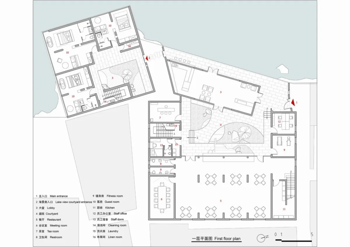 BIM建筑|海边的心灵驿站 ：大理双廊陶唐之丘度假酒店设计 / 三文建筑
