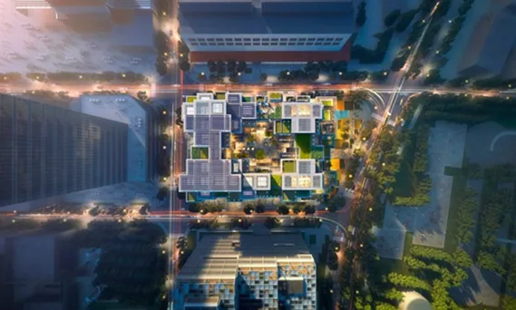 BIM建筑|SOM在上海设计阿里巴巴“云状”总部