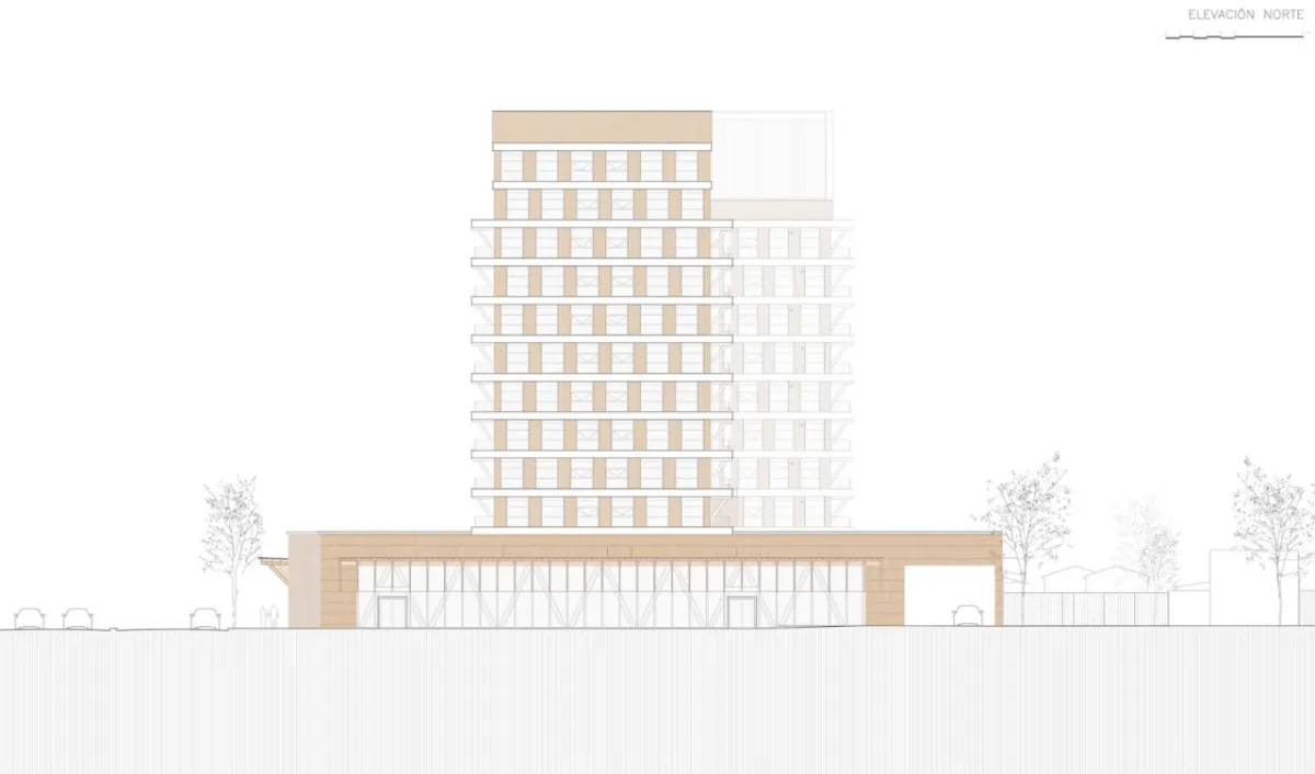 BIM建筑|拉丁美洲首座交叉层压木材高层建筑，Tamango 大楼 / Juan José Ugarte G. 和 Gerardo Armanet
