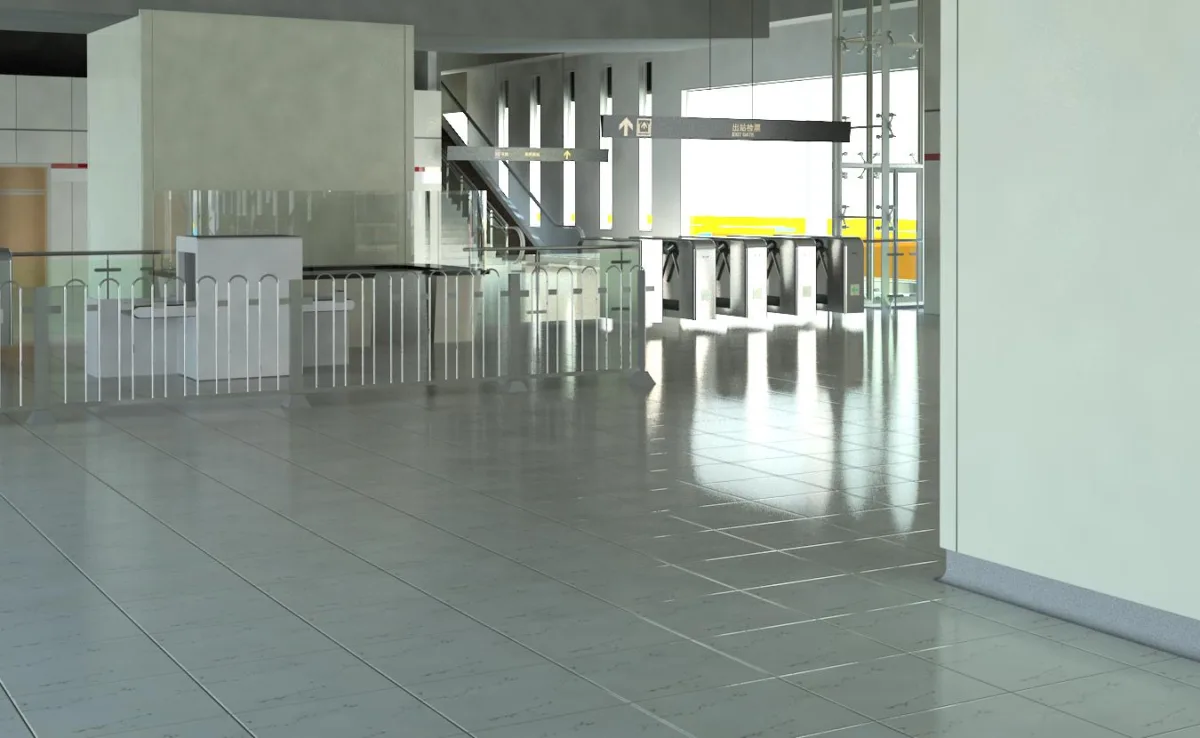 地铁站BIM模型土建BIM模型+机电管线综合BIM模型