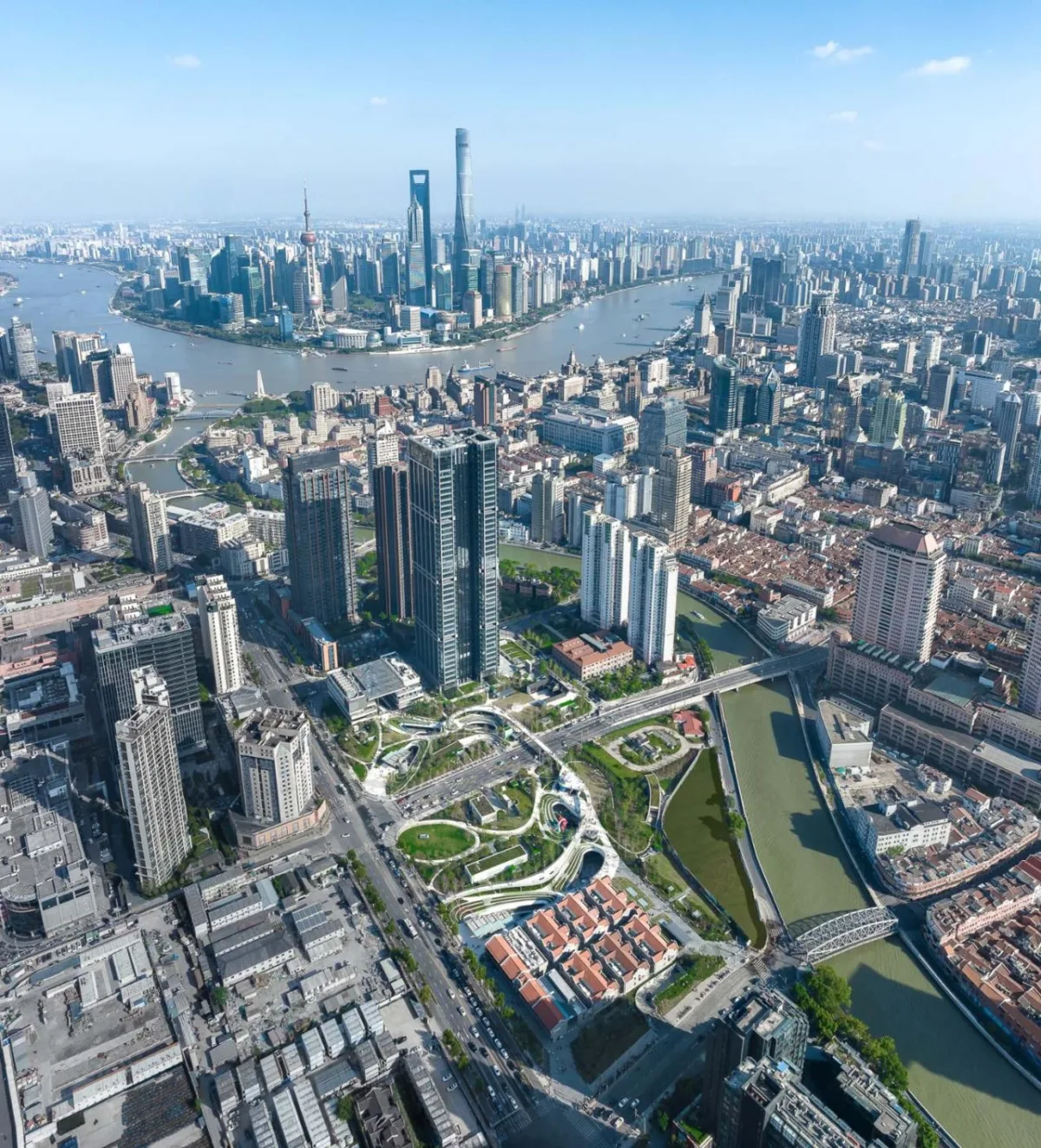 BIM建筑|上海苏河湾万象天地 / Kokaistudios