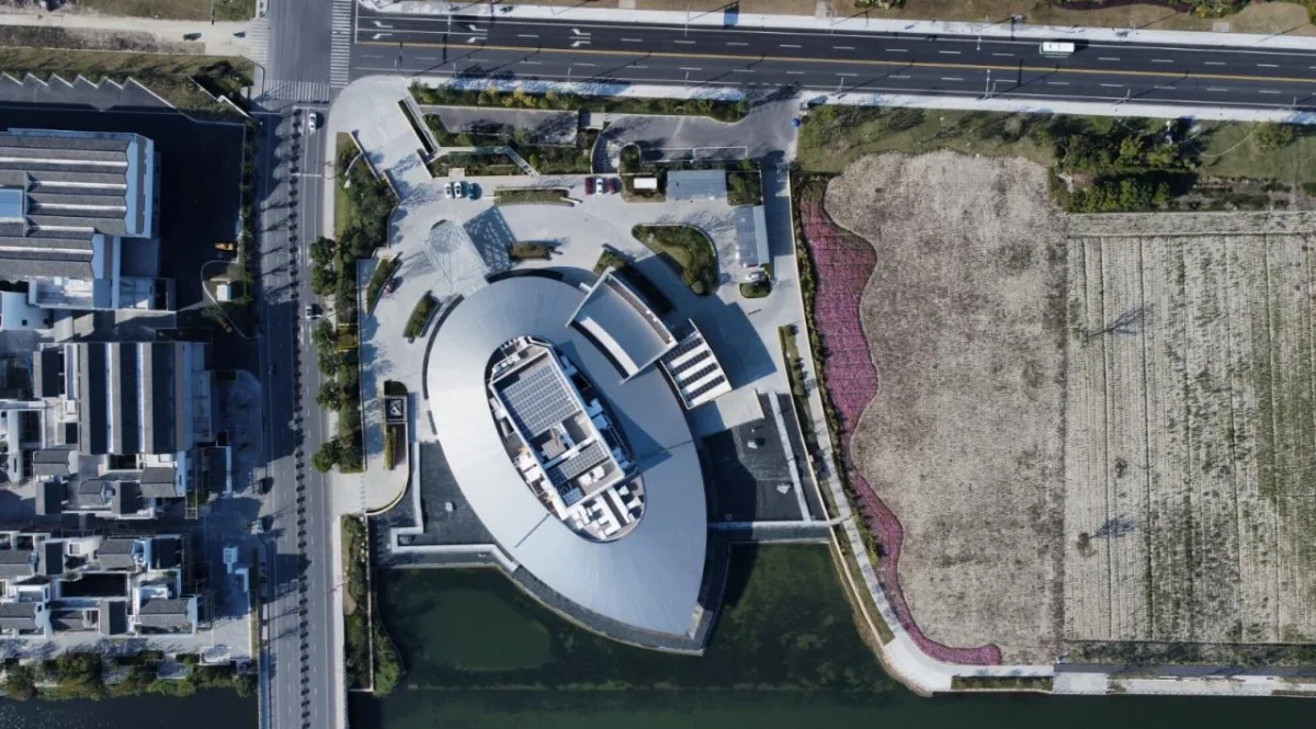BIM建筑|长三角生态绿色一体化发展示范区（嘉善）企业交流服务基地 / 上海绿建建筑设计事务所