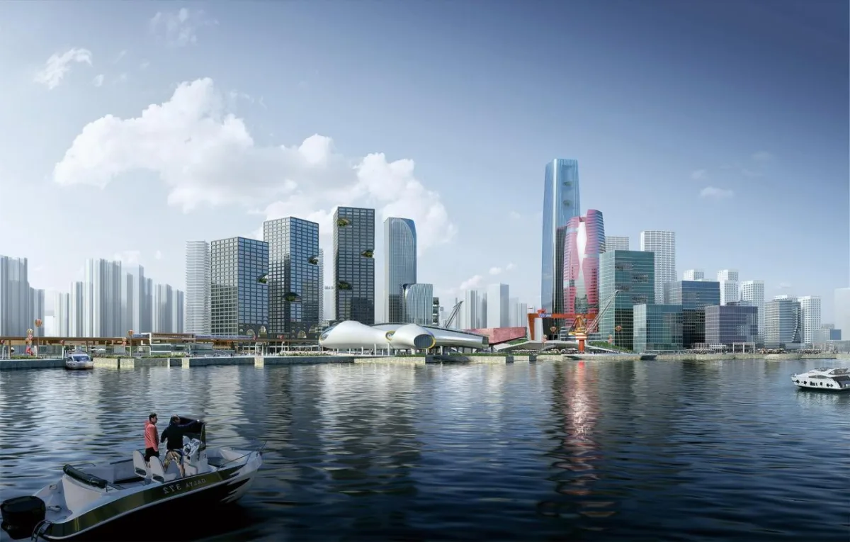 BIM建筑|广州船厂城市设计国际竞赛方案首次亮相 / SPARK
