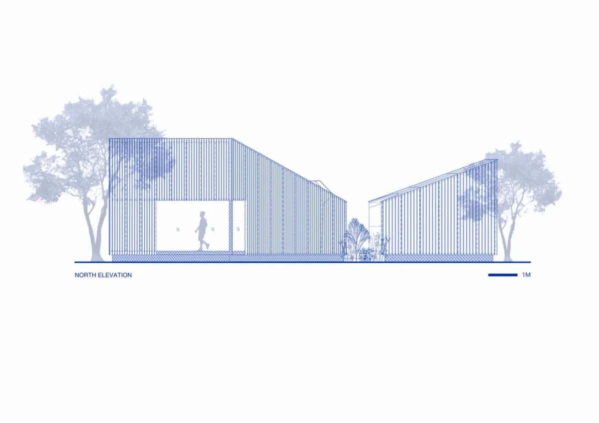 BIM建筑|间园 ：闹市中的空间装置 / 间筑设计