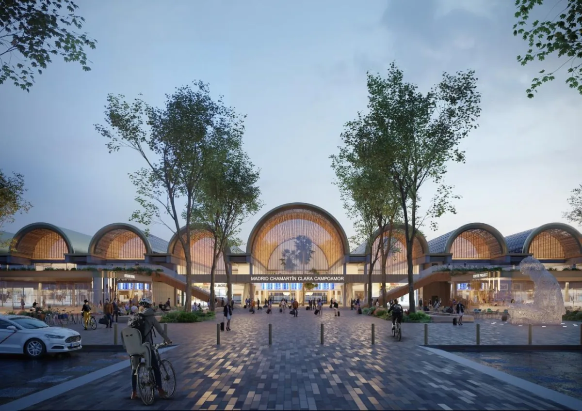BIM建筑|欧洲最大城市更新： 马德里查马丁车站 / UNStudio + b720