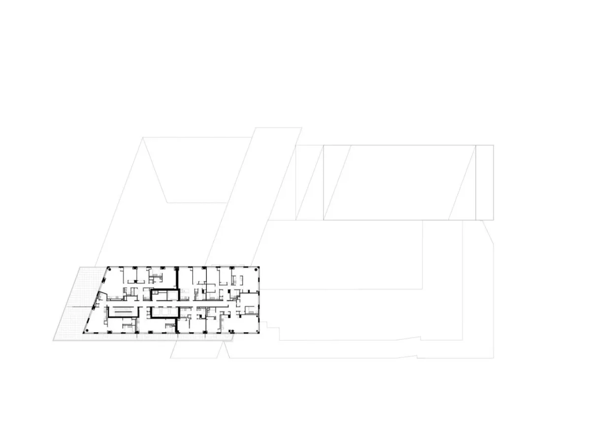 BIM建筑|纽约绿点 Landing D，掰开体量 / OMA / Jason Long