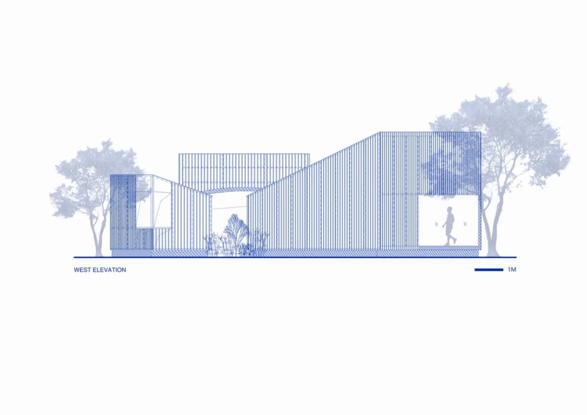 BIM建筑|间园 ：闹市中的空间装置 / 间筑设计