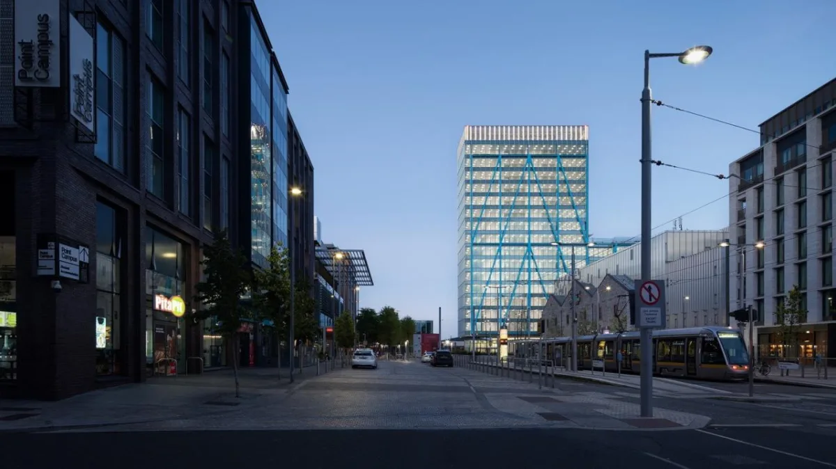 BIM建筑|蓝色‘骨头’，EXO 办公大楼 / Shay Cleary Architects