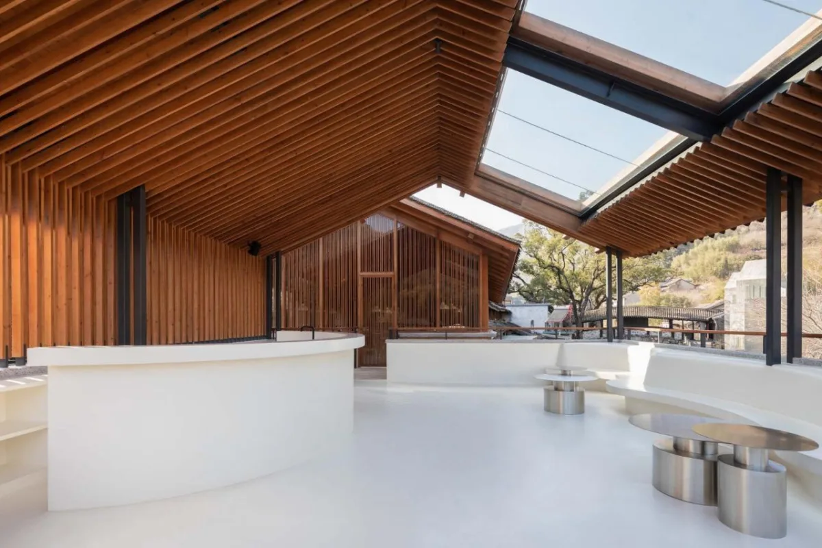 BIM建筑|奉化栖霞坑发电站改造的溪边餐厅 / 尌林建筑设计事务所