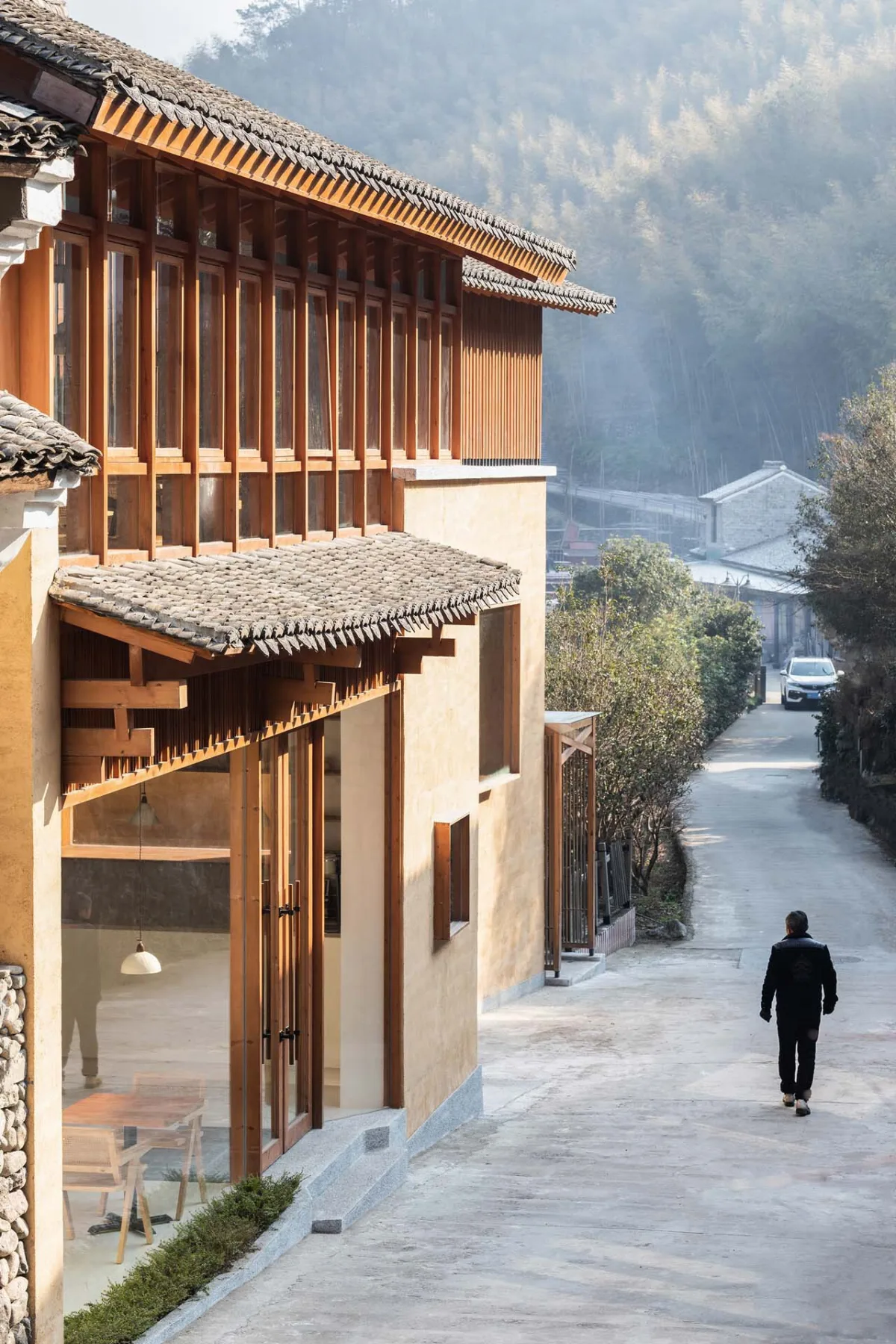 BIM建筑|奉化栖霞坑发电站改造的溪边餐厅 / 尌林建筑设计事务所