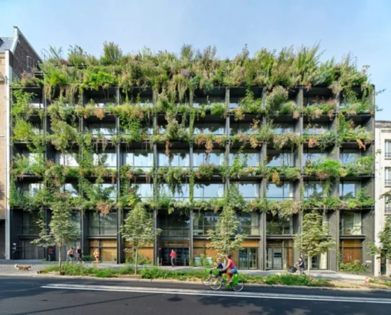 BIM建筑|法国建筑师在巴黎设计植物覆盖的酒店