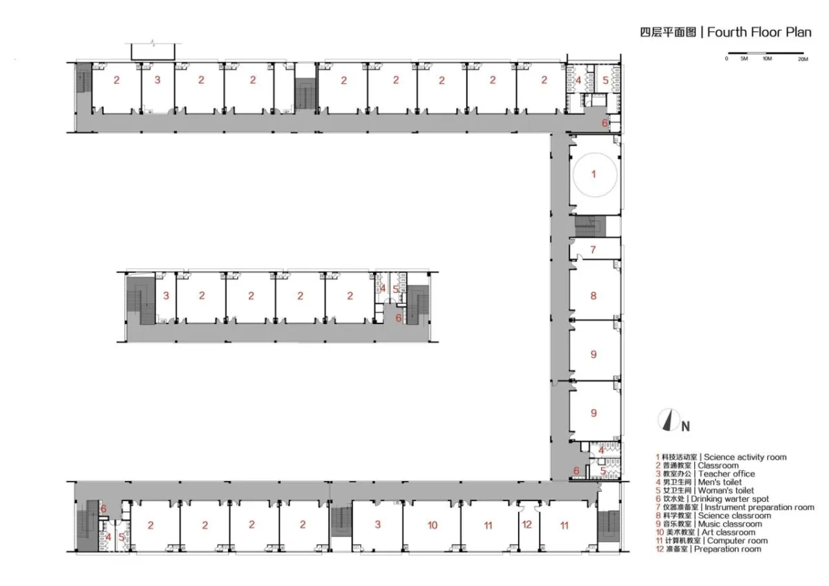 BIM建筑|衢州新华第二学校 / 零壹城市建筑事务所