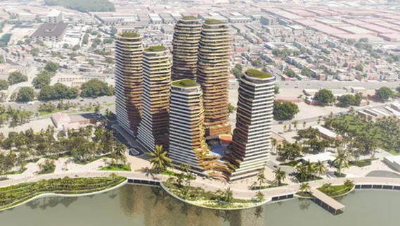 BIM建筑|MVRDV设计厄瓜多尔六座相互连接的摩天大楼