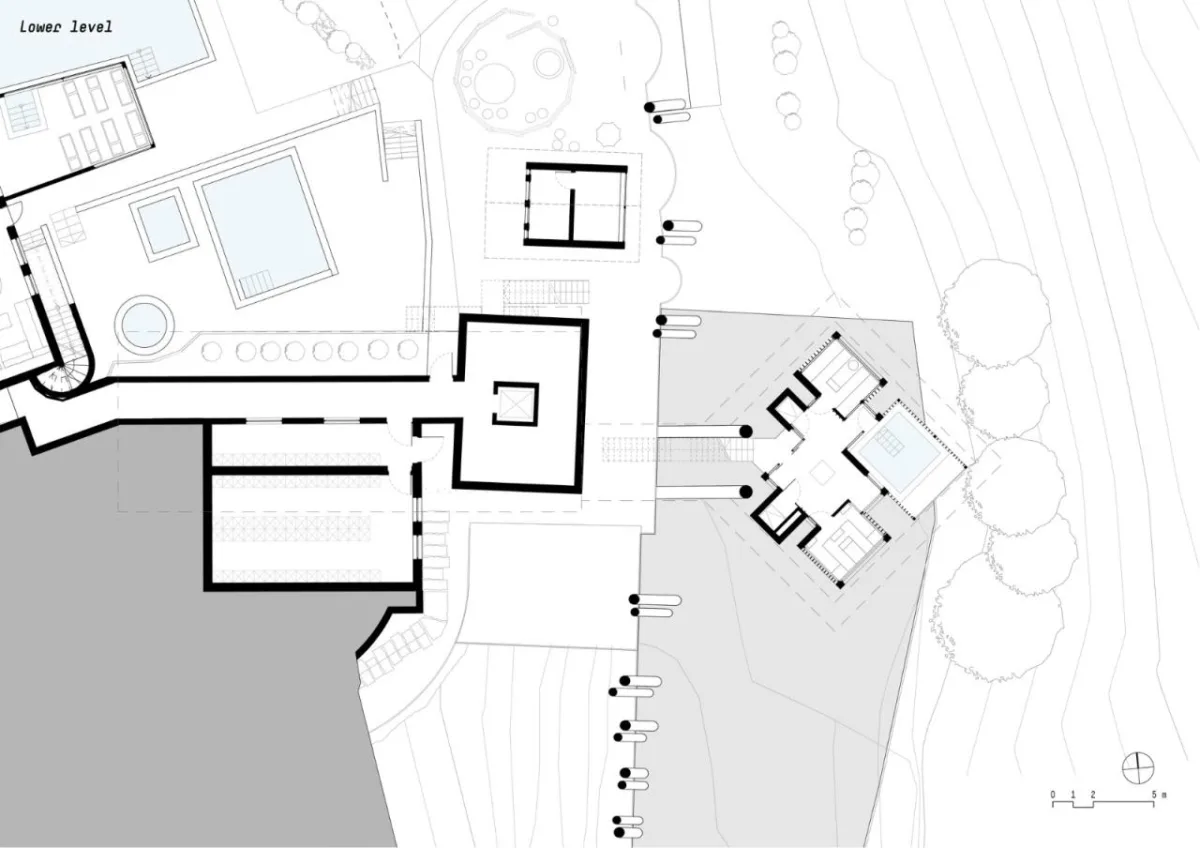 BIM建筑|“倒挂”建筑，Hubertus 酒店扩建 / noa*