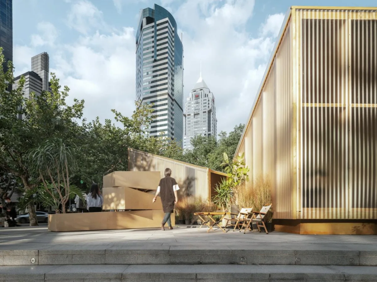BIM建筑|间园 ：闹市中的空间装置 / 间筑设计