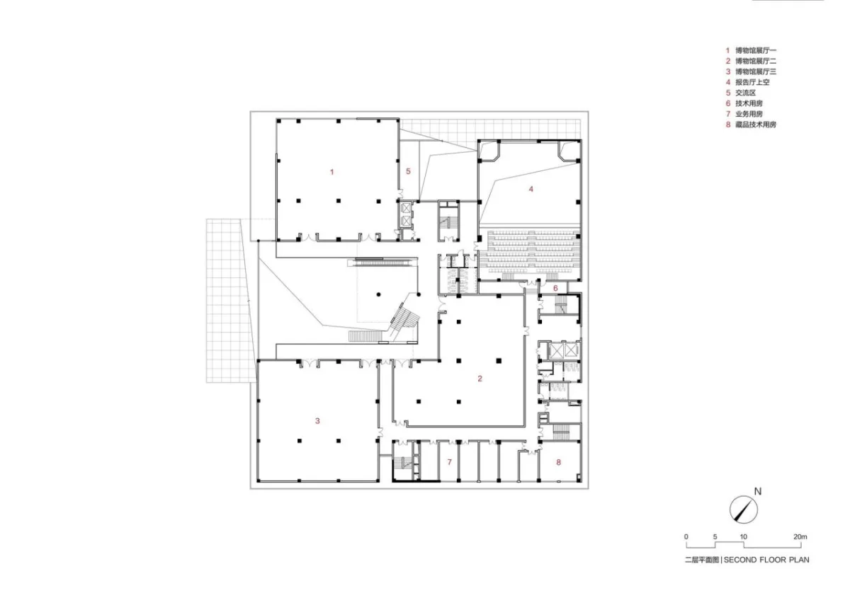 BIM建筑|嵩县三馆合一建设项目 / 王晖建筑工作室