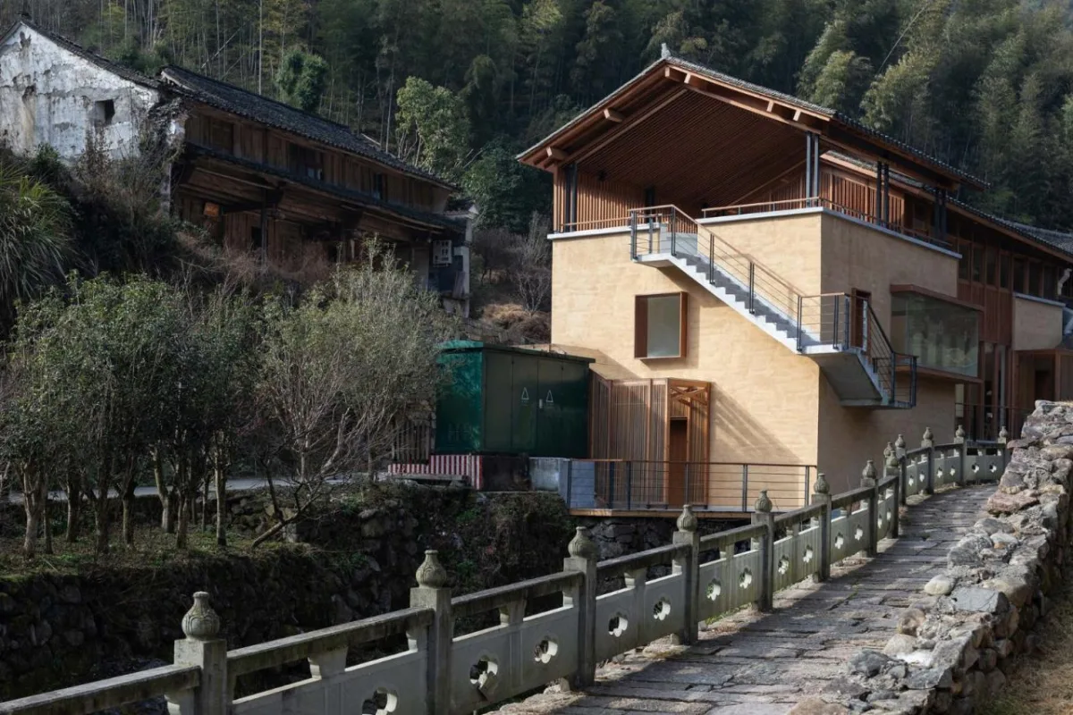 BIM建筑|奉化栖霞坑发电站改造的溪边餐厅 / 尌林建筑设计事务所