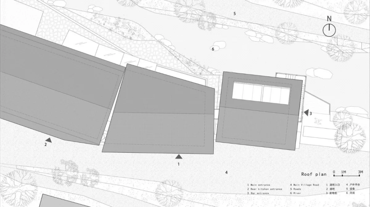 BIM建筑|奉化栖霞坑发电站改造的溪边餐厅 / 尌林建筑设计事务所
