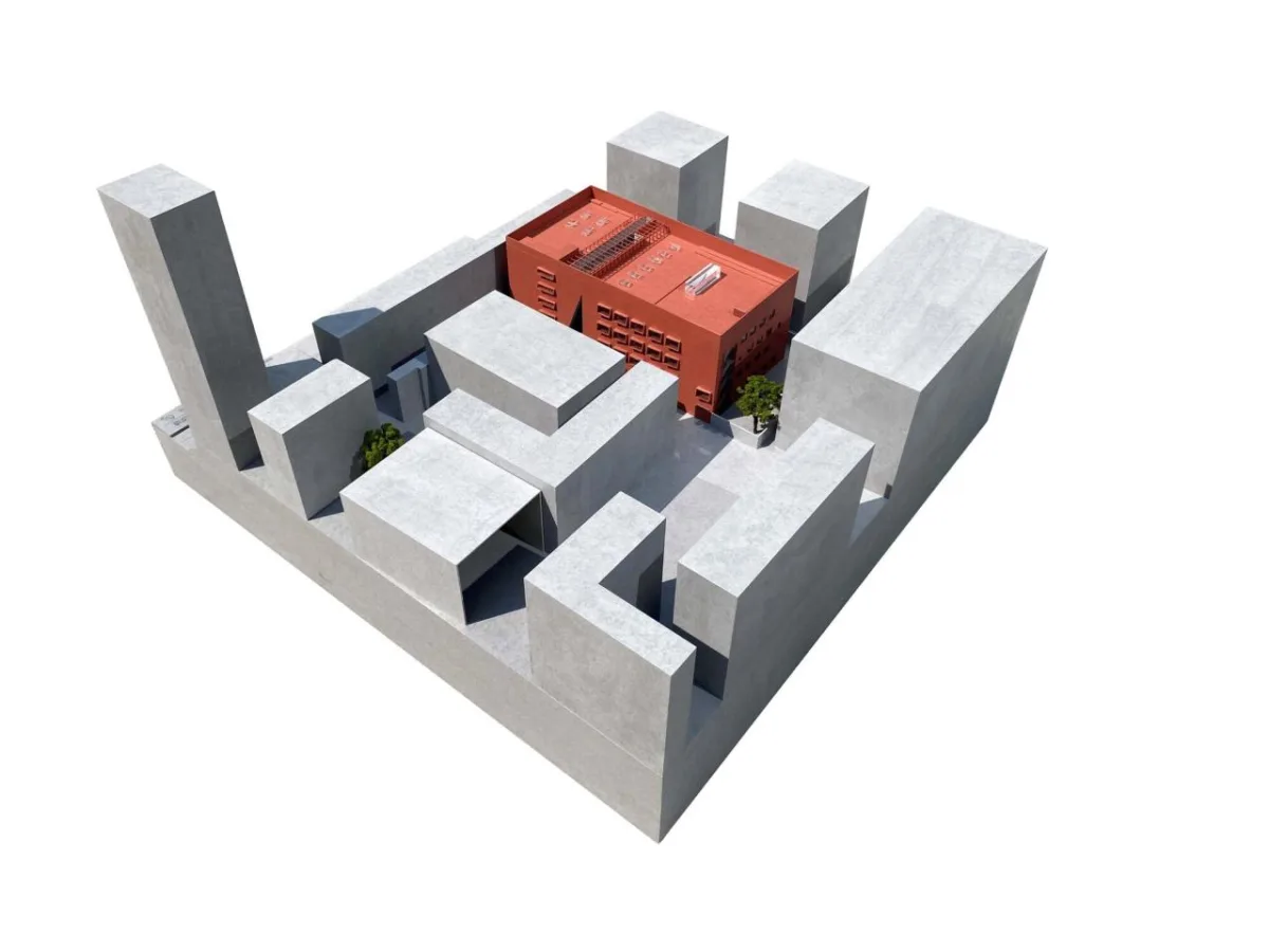 BIM建筑|东财工业区7#8#楼改造 / 深圳对角线建筑设计