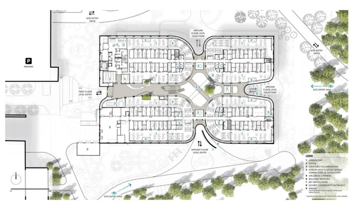 BIM建筑|Promega 公司科恩伯格中心 / SmithGroup