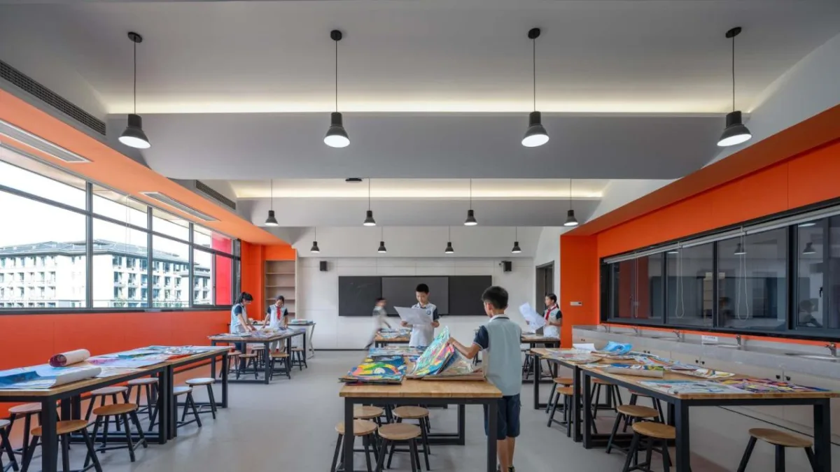 BIM建筑|衢州新华第二学校 / 零壹城市建筑事务所