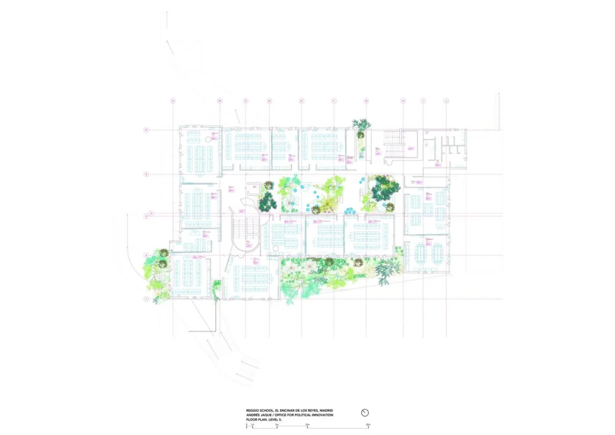 BIM建筑|市集化校园，瑞吉欧学校 / Andrés Jaque+Office for Political Innovation